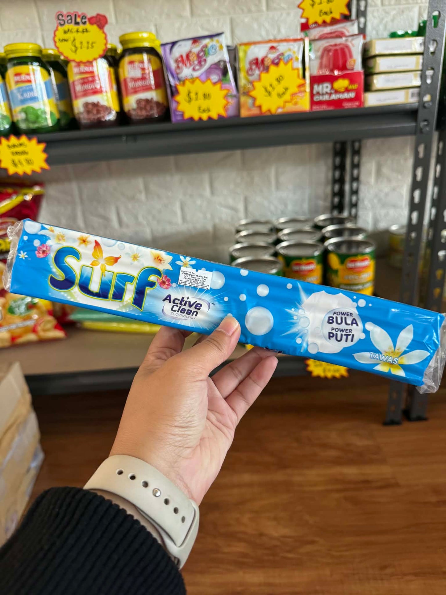 Surf Active Clean Detergent Bar Tawas 360g