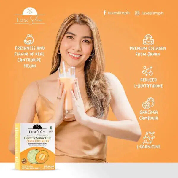 Luxe Slim Cantaloupe Melon Box - 8 Sachets Pouch