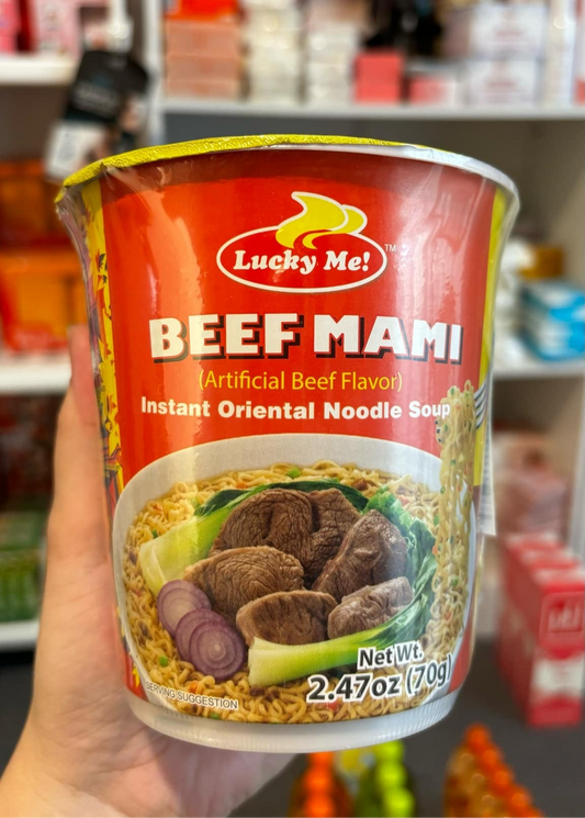 Lucky Me BEEF MAMI Instant Oriental Noodle Soup 70g