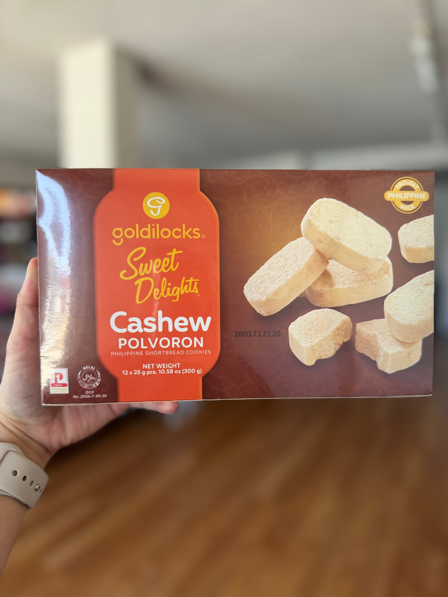 GOLDILOCKS Sweet Delight CASHEW POLVORON 12pcsx25g