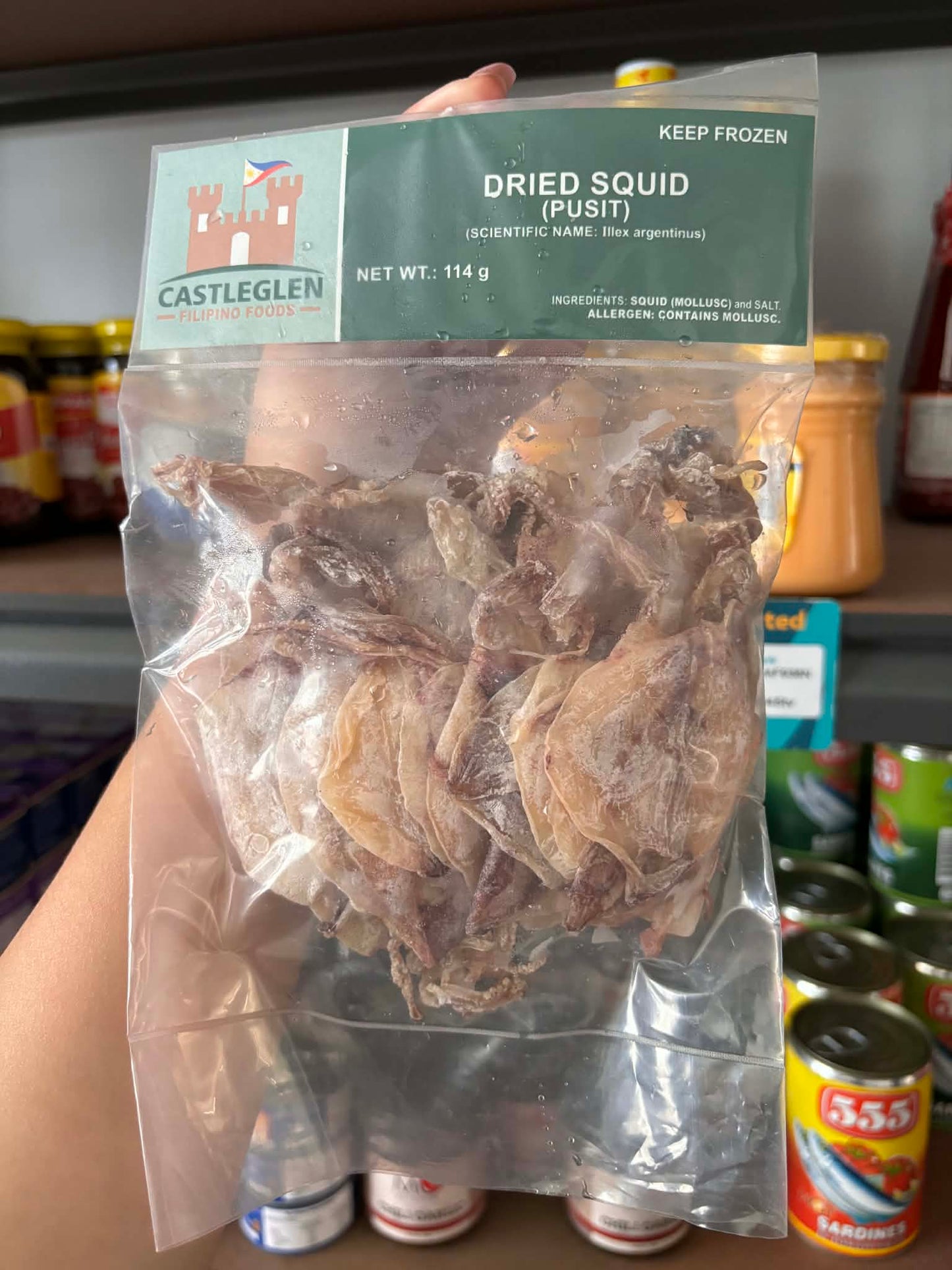 CG DRIED SQUID (Pusit) 114g