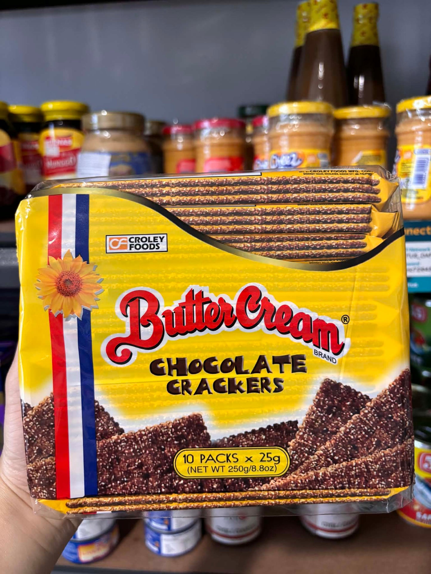 Butter Cream Crackers Chocolate 10x25g