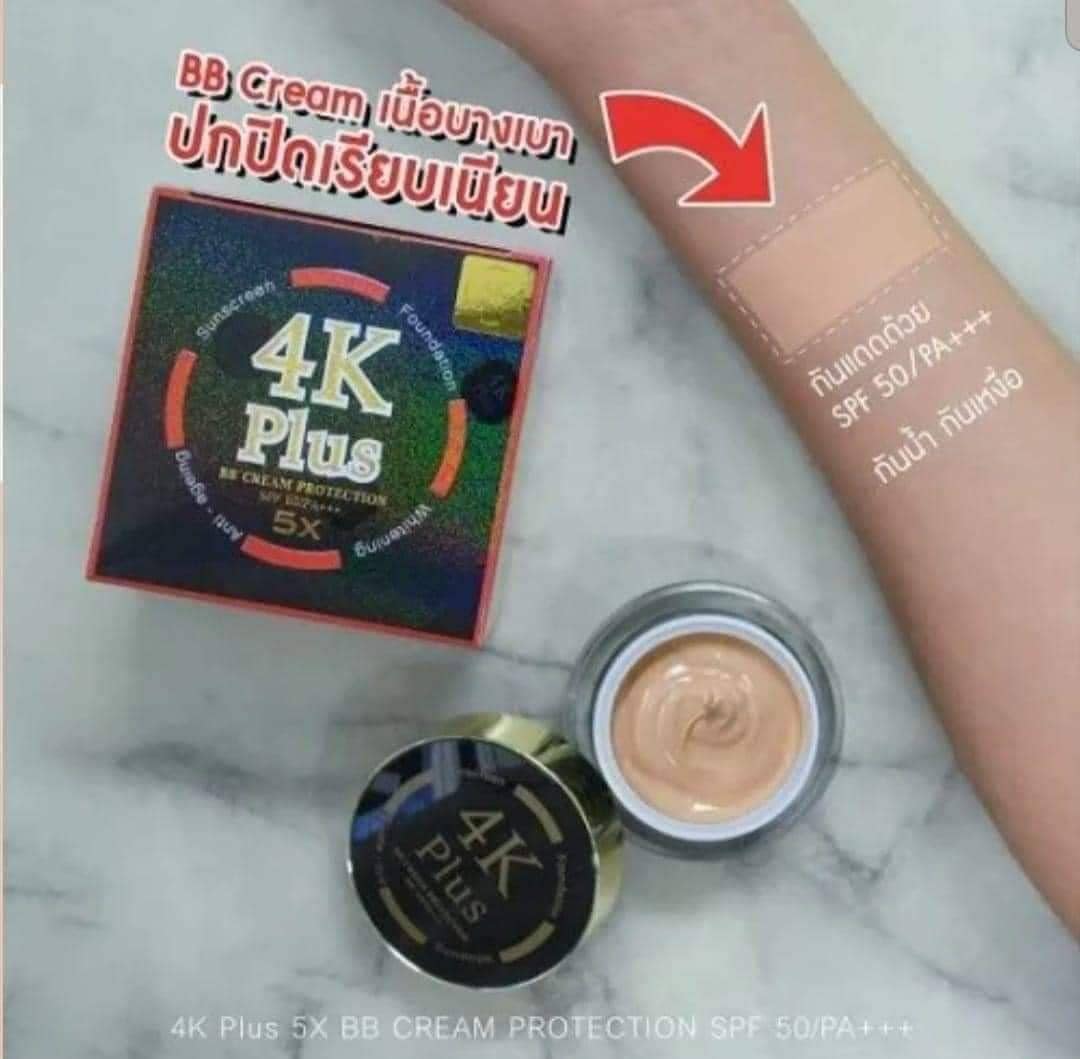 4K PLUS BB CREAM + SUNPROTECTION SPF50