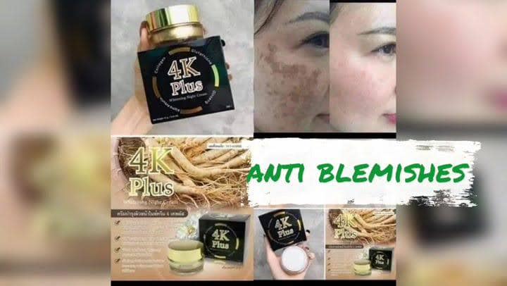 4K PLUS WHITENING NIGHT CREAM