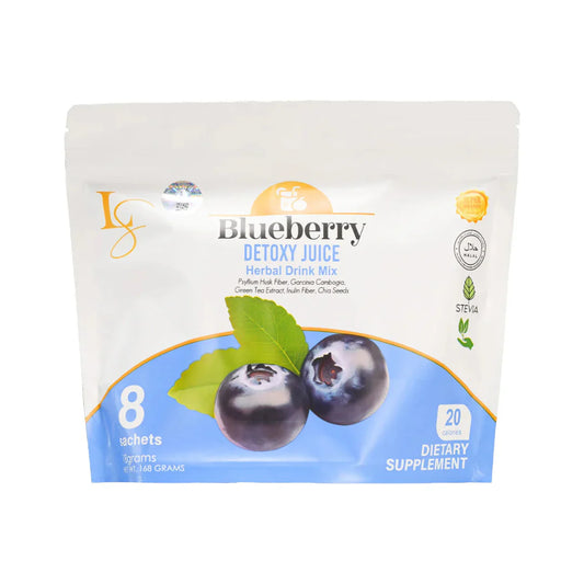 Luxe Slim Blueberry Detoxy Juice - 8 Sachets Pouch