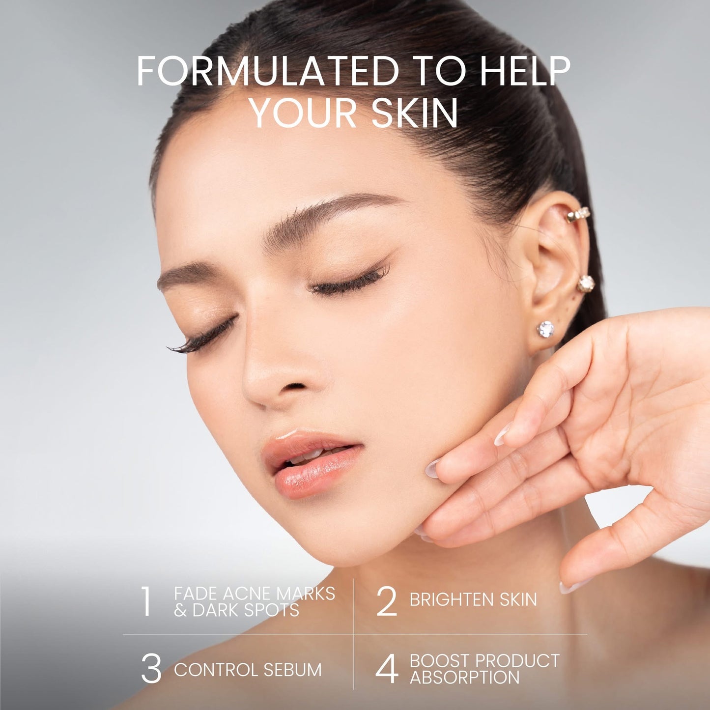 LUXE ORGANIX MIRACLE REPAIR Luminous Bright SERUM NIACINAMIDE 4% 30ML