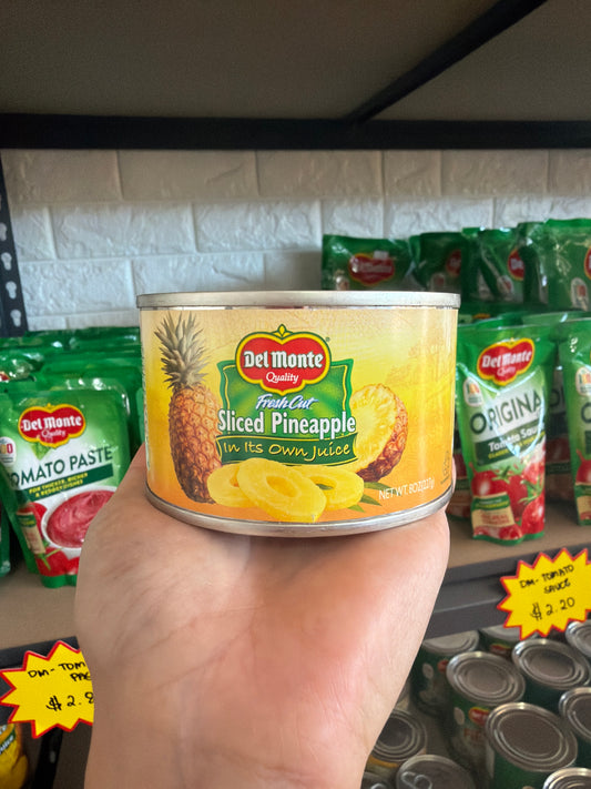 Del Monte Pineapple Slices in its own Juice EZO 227g