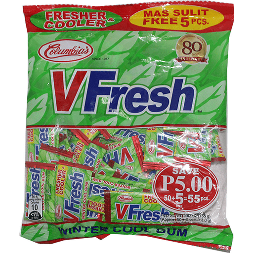 COLUMBIA V-FRESH WINTER COOL GUM 160G