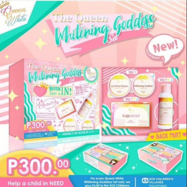 The Queen Whitening Goddess Set