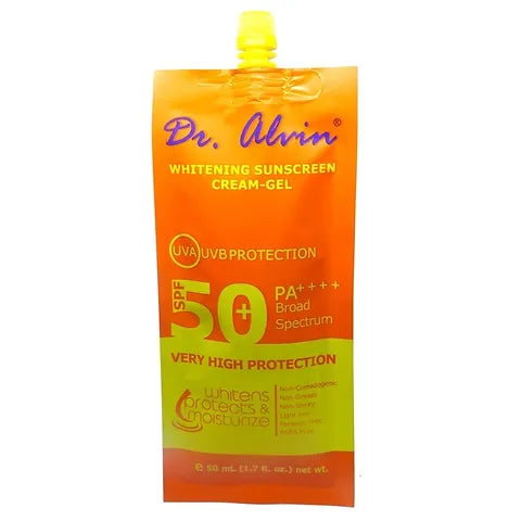 Dr Alvin Whitening Sunscreen Cream-Gel Spf50 - 50g