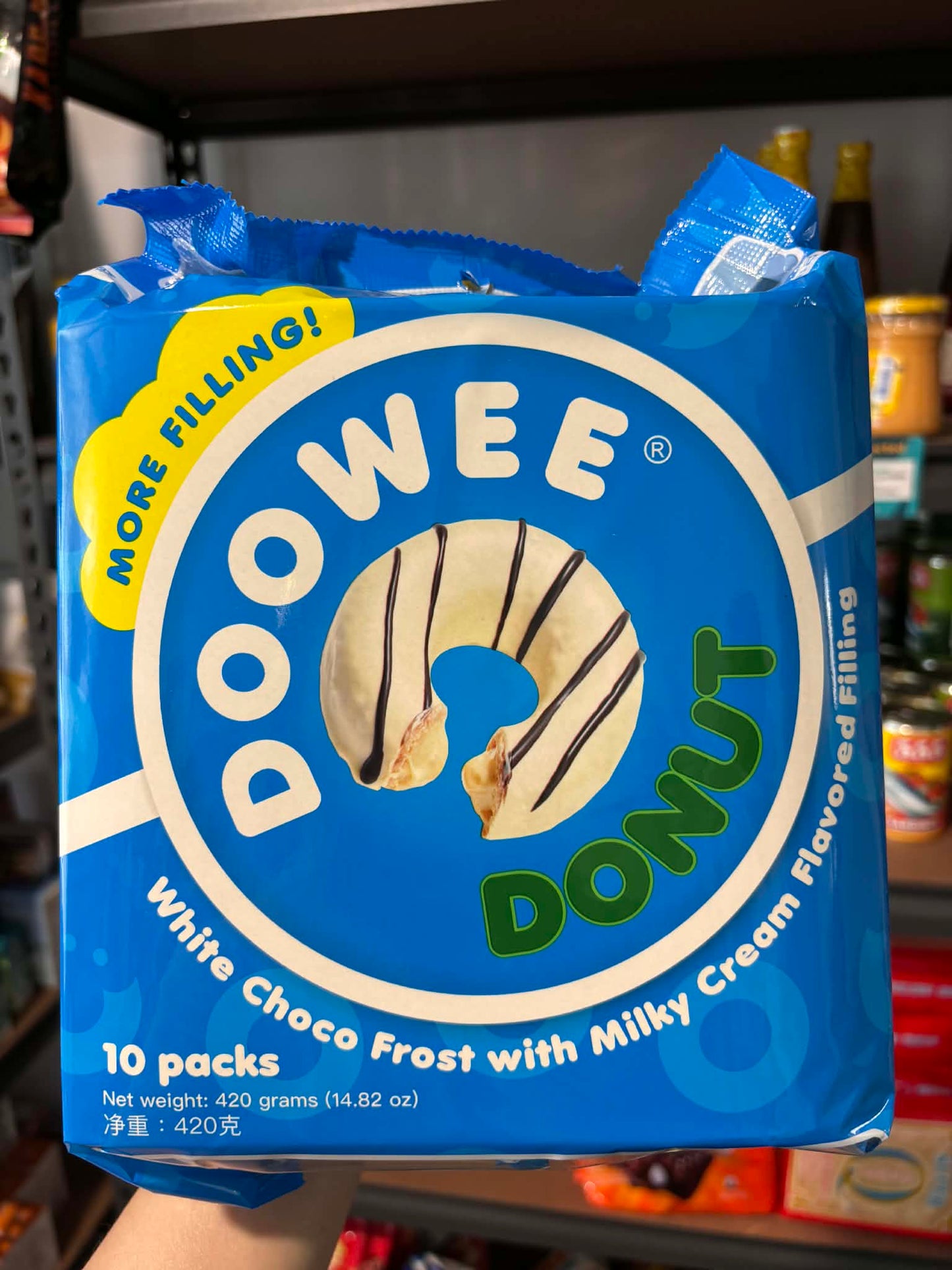Doowee Donut White Choco
10x44g