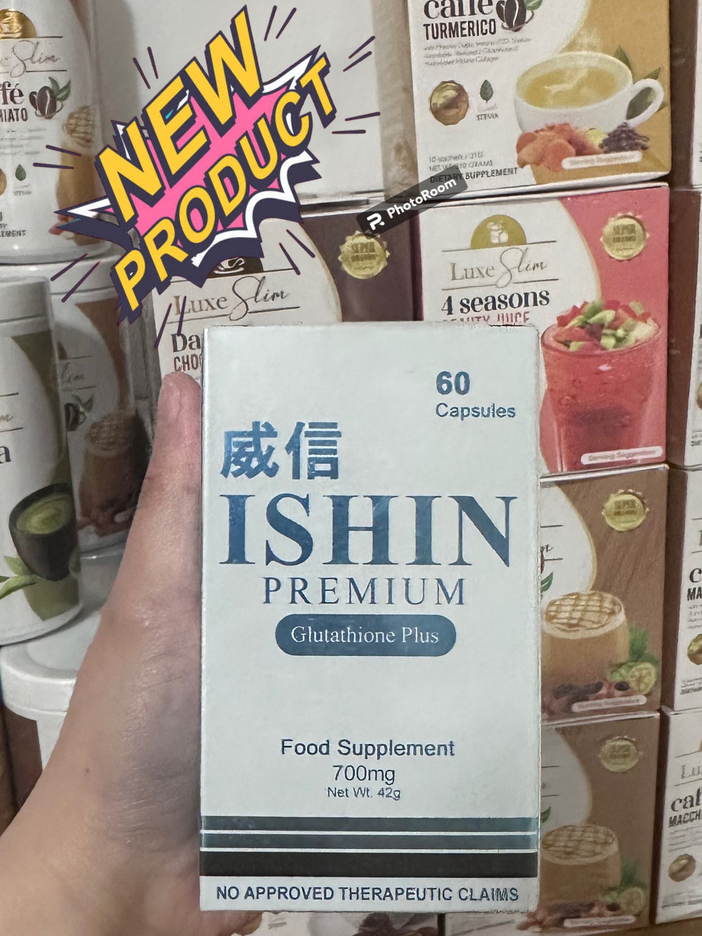 Ishin Premium Glutathione Plus - 60 Capsules