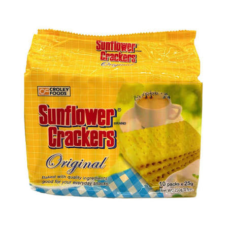 Sunflower Cracker Original (Plain)10x25g