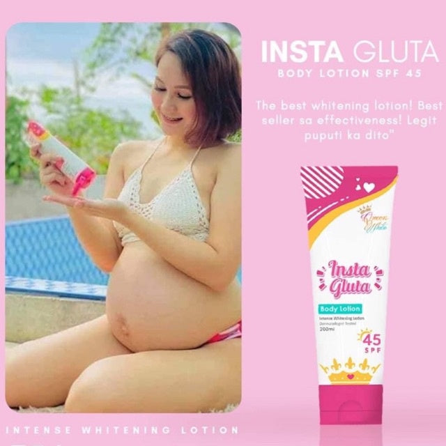 The Queen White Insta Gluta Body Lotion - 200ml