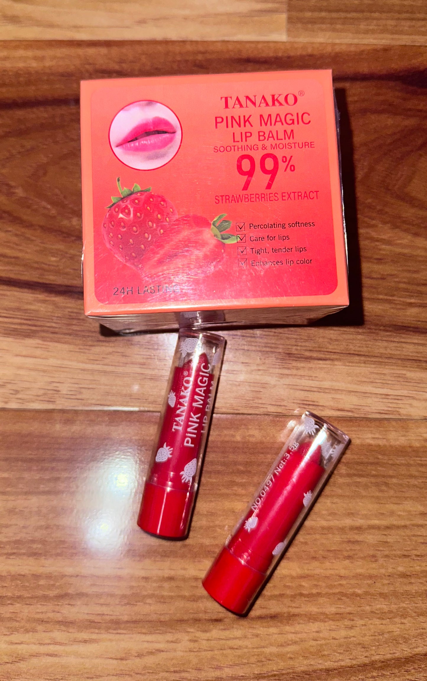 TANAKO Magic Lipbalm Strawberry Extract