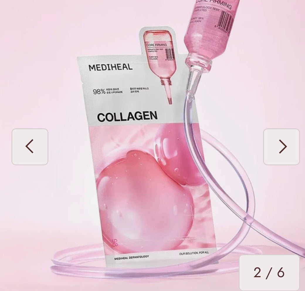 MEDIHEAL COLLAGEN ESSENTIAL SHEET MASK CORE FIRMING - Sold per piece
