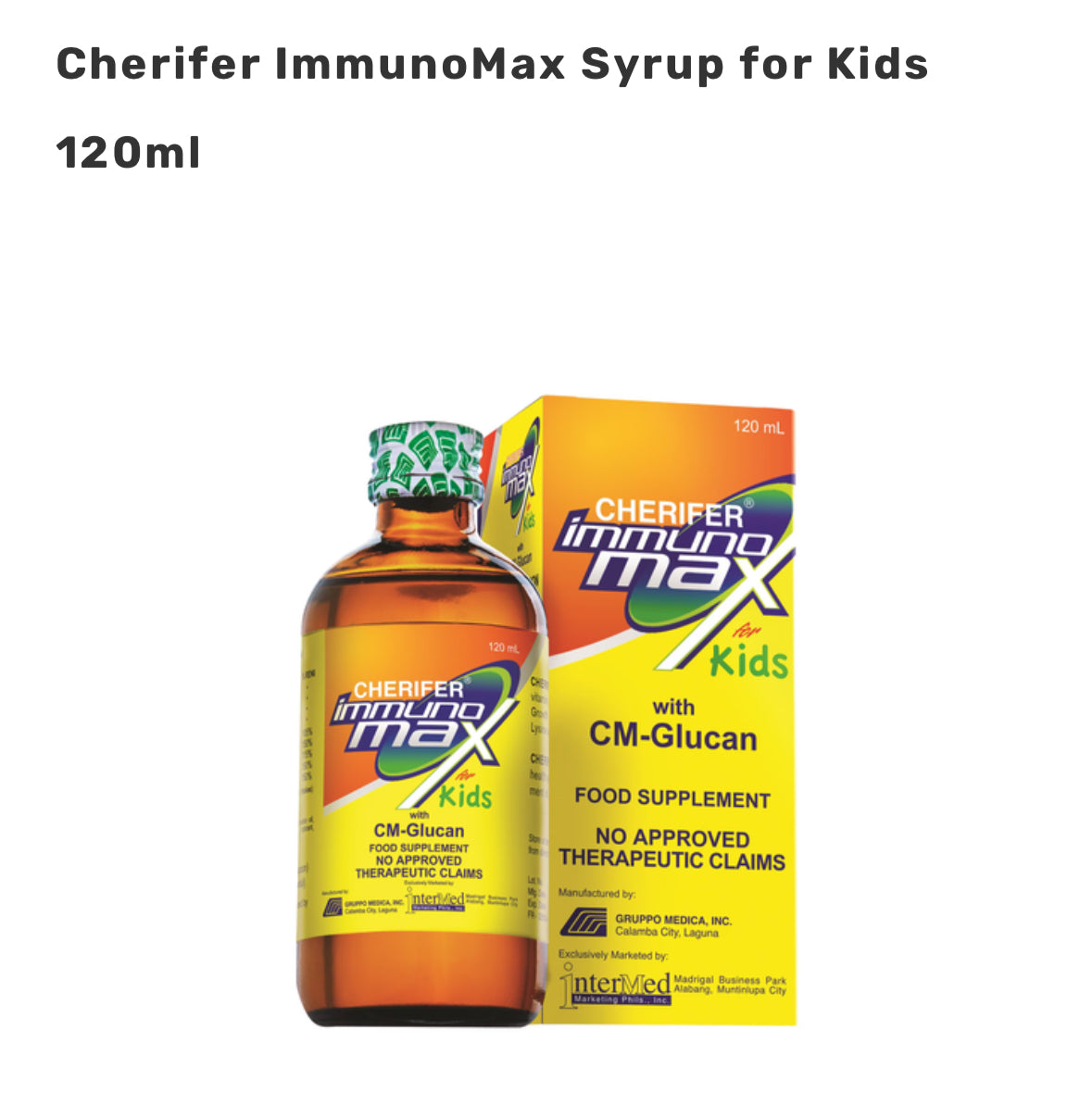 Cherifer ImmunoMax Syrup for Kids 120ml