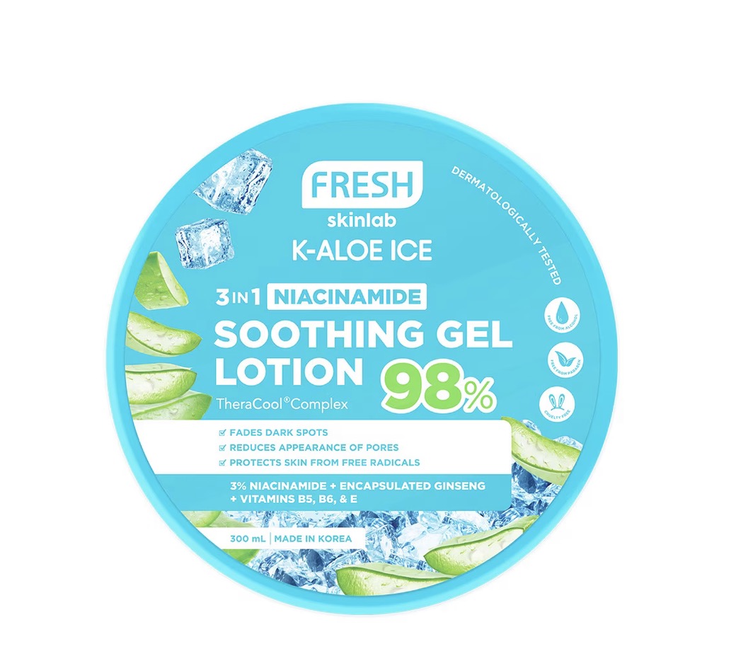 FRESH Skinlab K Aloe Ice 3 in 1 Niacinamide Soothing Gel Lotion 300ml