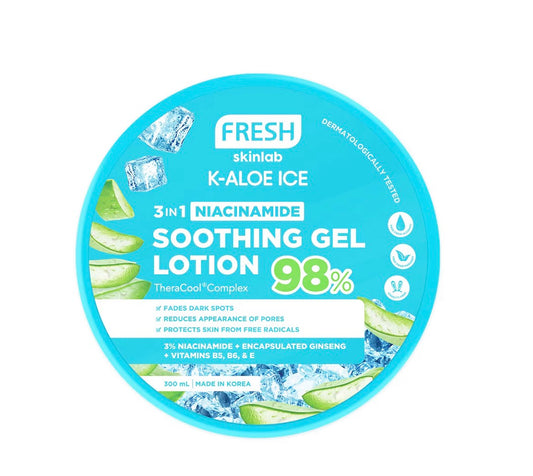 FRESH Skinlab K Aloe Ice 3 in 1 Niacinamide Soothing Gel Lotion 300ml