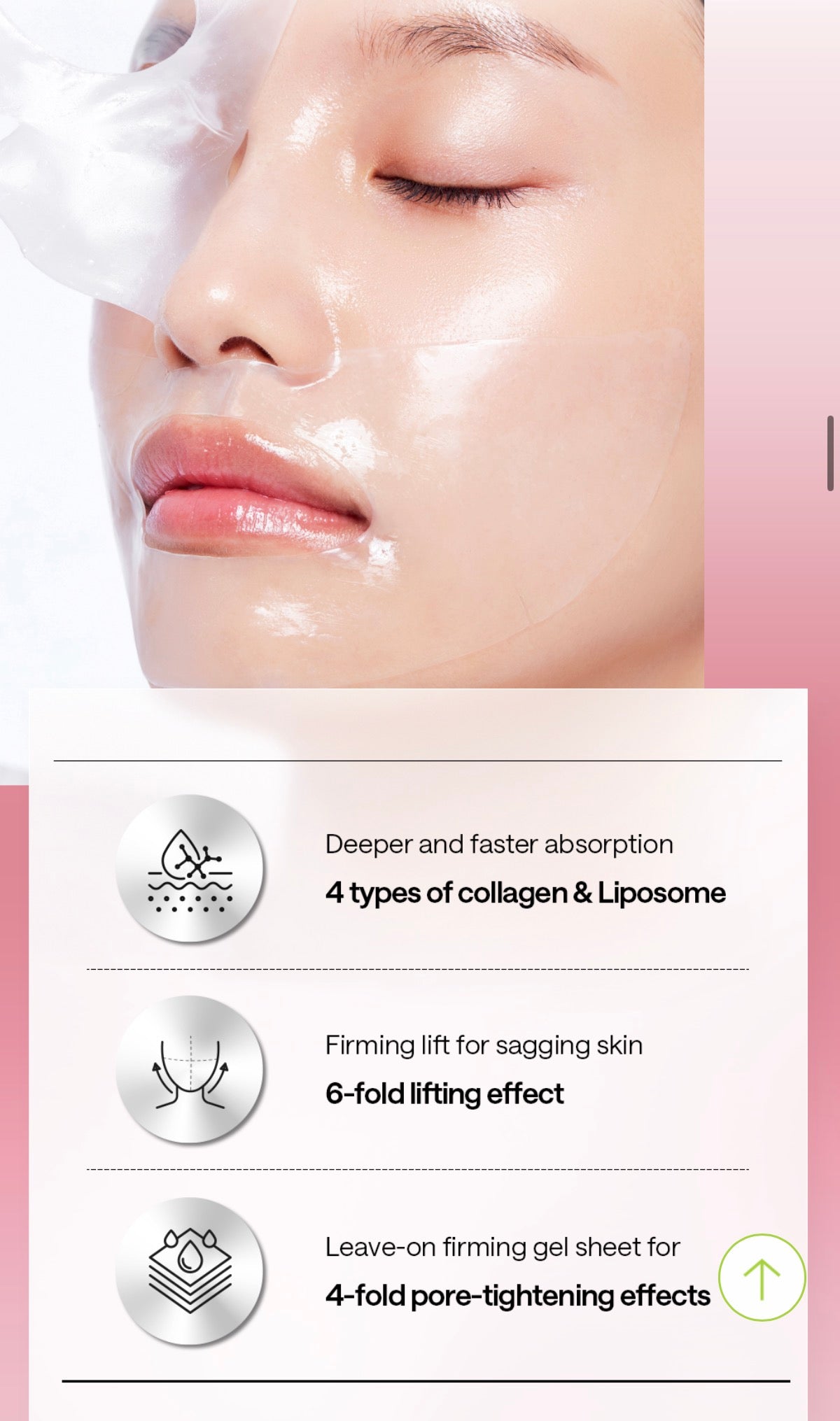 MEDIHEAL COLLAGEN ESSENTIAL SHEET MASK CORE FIRMING - Sold per piece