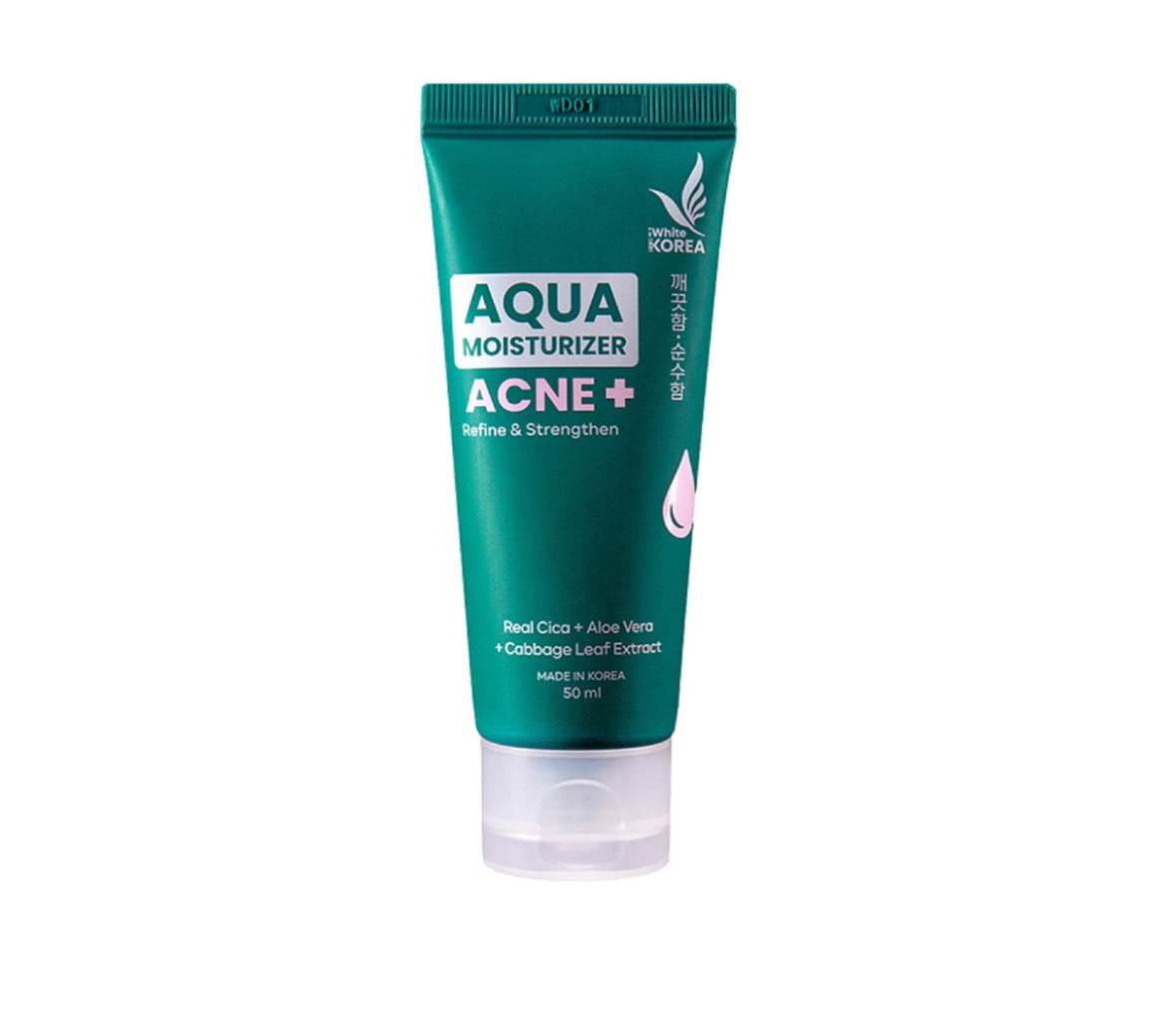 I WHITE KOREA
Aqua Moisturizer Acne+ 50ml