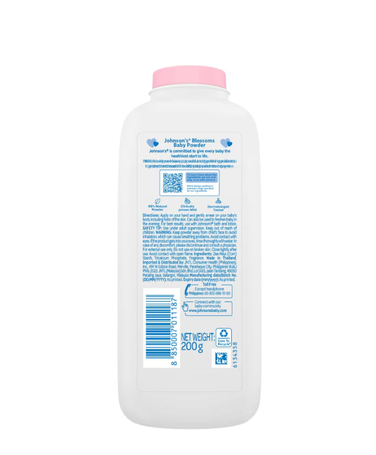 Johnsons Blossoms Baby Powder 200g