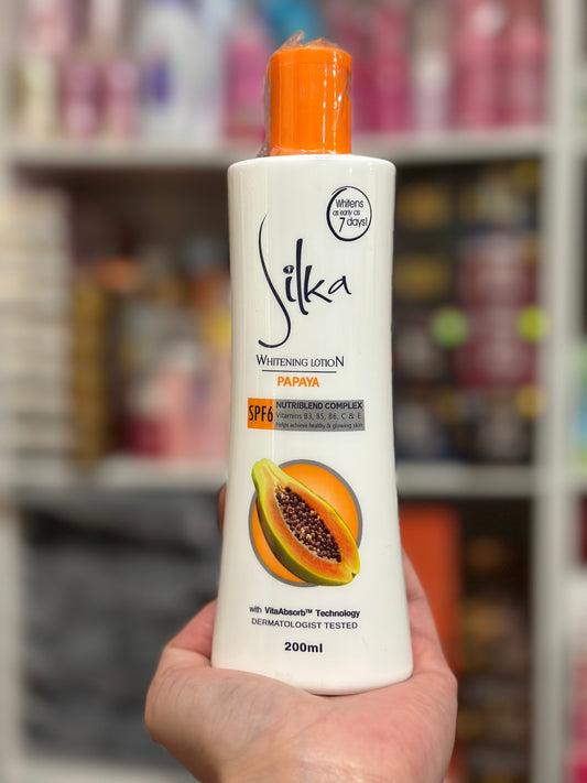 SILKA Whitening Lotion Papaya SPF6 200ml