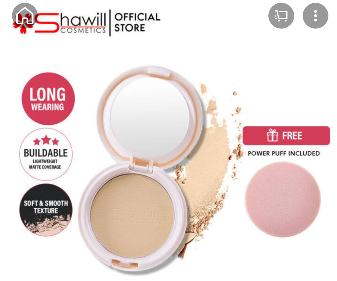 Shawill Face Powder Oil Control Skin Lightening Press Powder Oil Control For Oily Skin