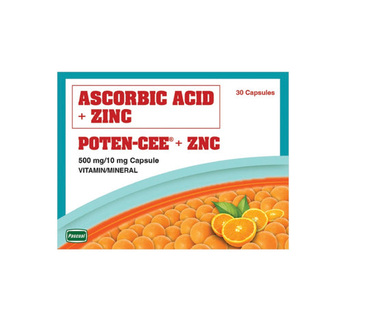 POTENCEE
500mg/10mg Capsule / Vitamins Minerals 30s