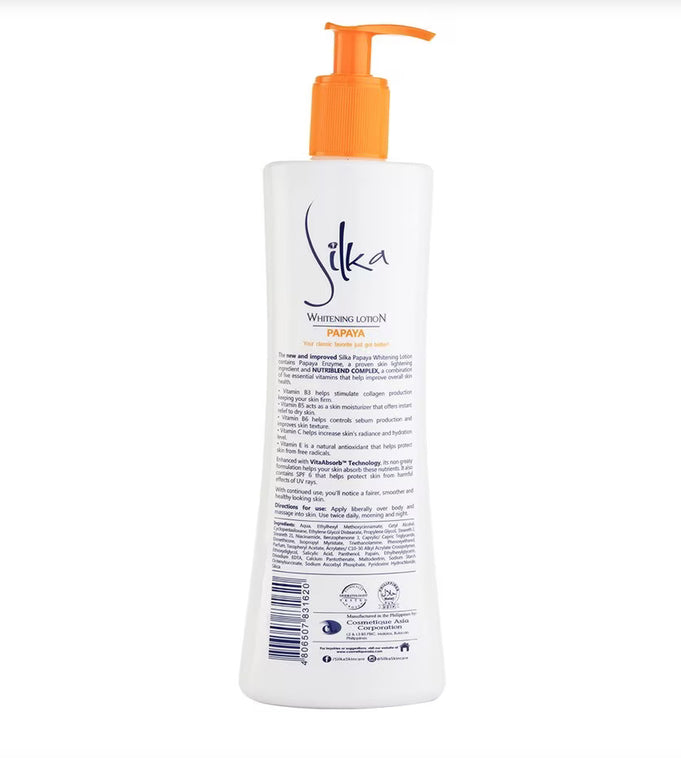 SILKA Whitening Lotion Papaya SPF6 500ml