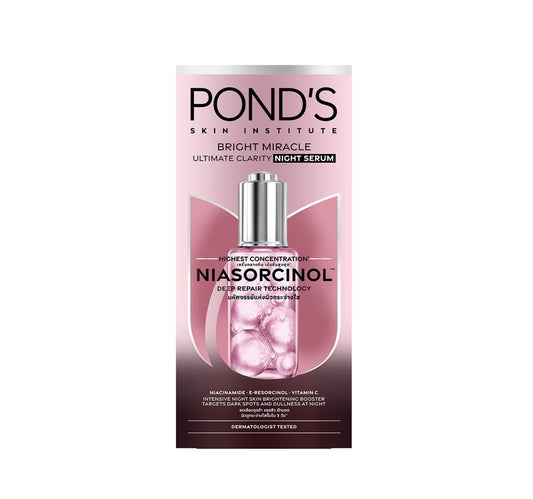 PONDS Bright Miracle Ultimate Clarity Night Serum NIASORCINOL 30G