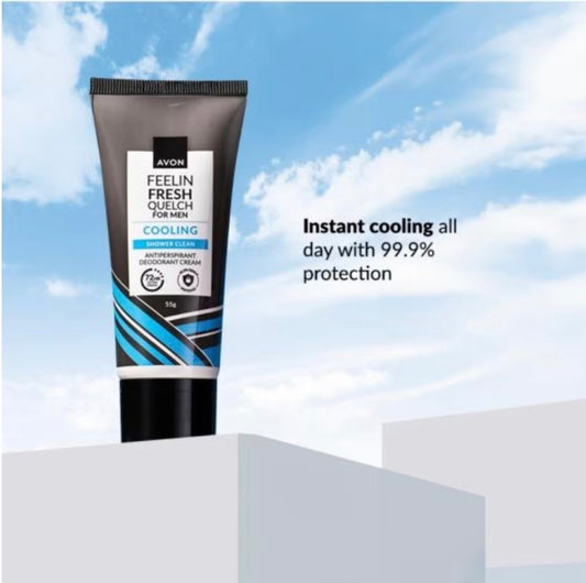 AVON Feeling Fresh Cooling Anti-Perspirant Men Deodorant Cream 55g