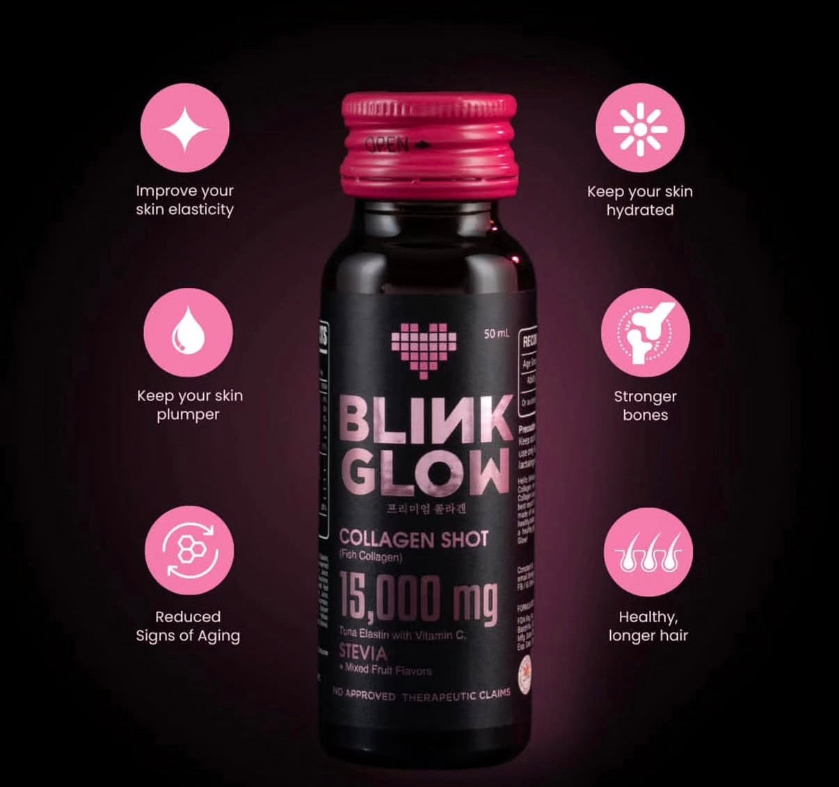 Blink Glow Collagen Shot (8 bottles per box)