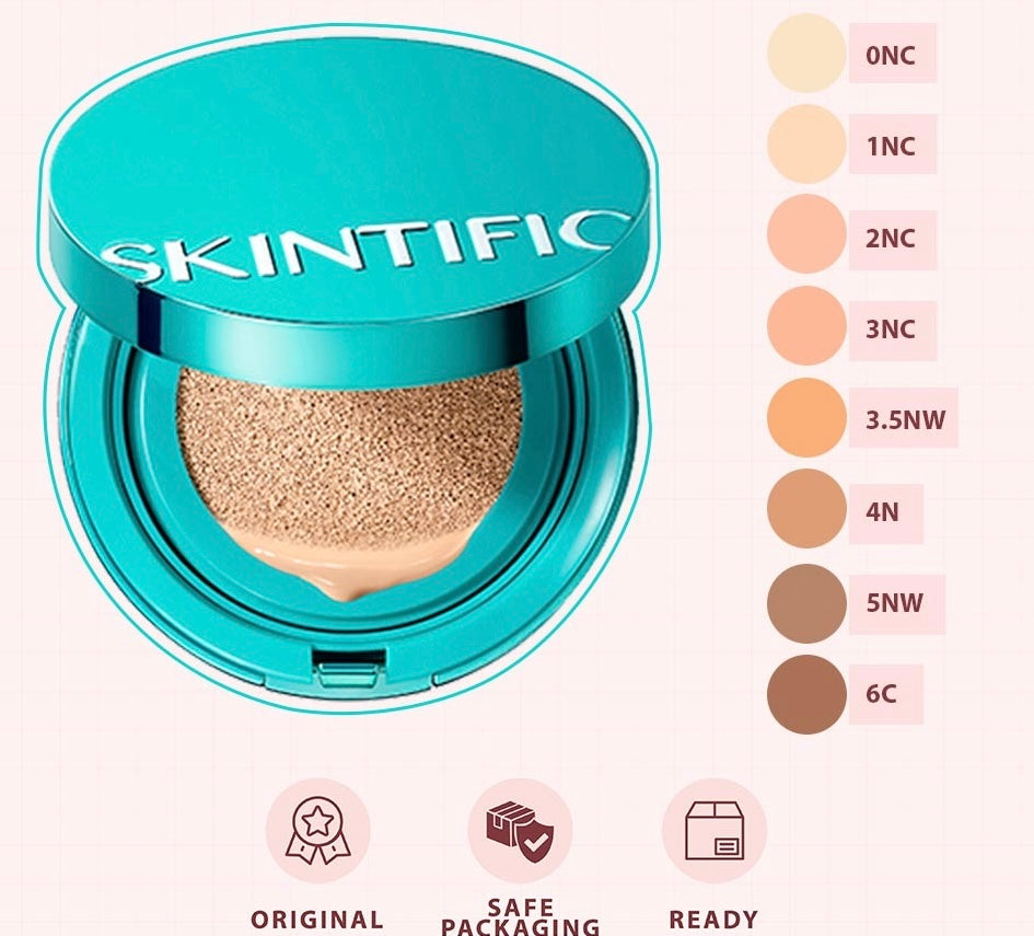 SKINTIFIC PERFECT STAY SERUM MATTE CUSHION FOUNDATION SPF50 PA++++  02NC IVORY