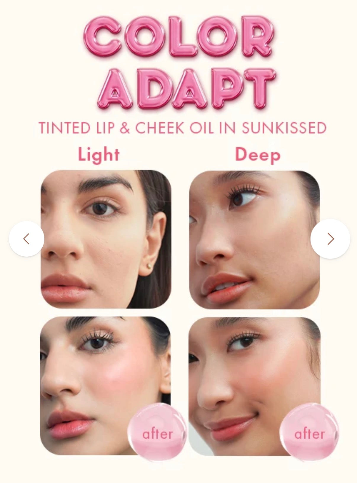 BLK COSMETICS FRESH COLOR LIP AND CHEEK OIL SUNKISSED SHADE