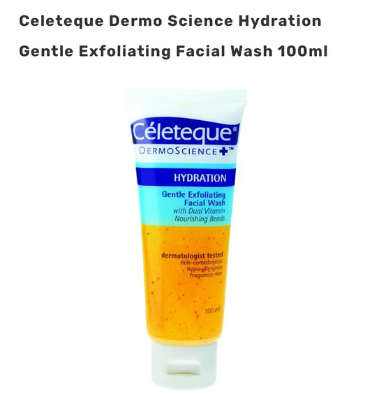 Celeteque Dermo Science Hydration Gentle Exfoliating Facial Wash 100ml