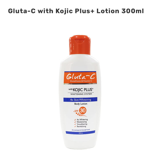 GLUTA C Glutathione & Vitamin C with Kojic Plus 4x Skin Whitening Body Lotion SPF30 300ml