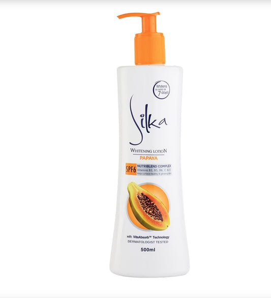 SILKA Whitening Lotion Papaya SPF6 500ml