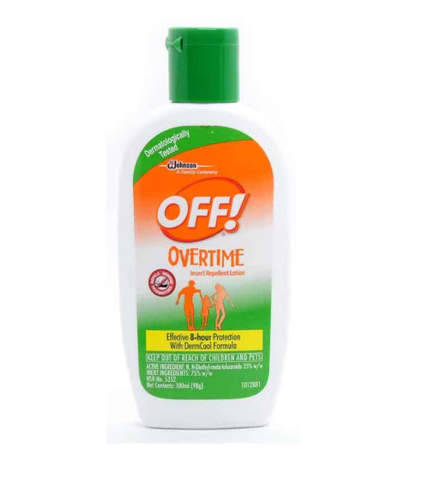 OFF Overtime Insect Repellent Lotion 100ml