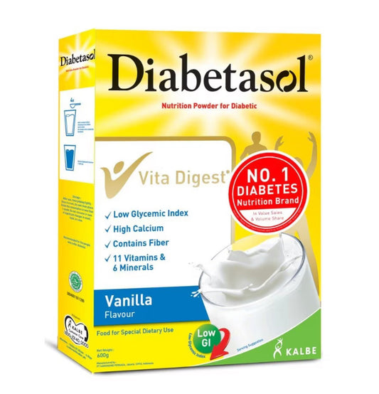 DIABETASOL Vanilla Flavour 600g