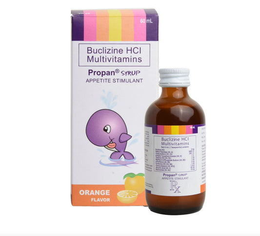 PROPAN
Buclizine HCl Multivitamins Syrup 60mL