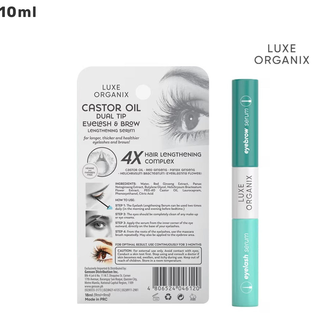 Luxe Organix Castor Oil Mascara Serum 10ml