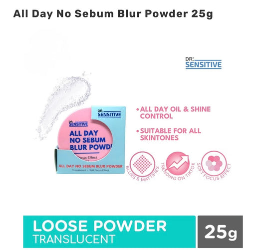 DR SENSITIVE All Day No Sebum Blur Powder 25g