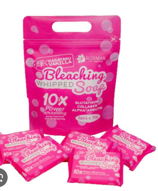Rosmar Kagayaku Vanilla Bleaching Whipped Soap 5pcs x75g