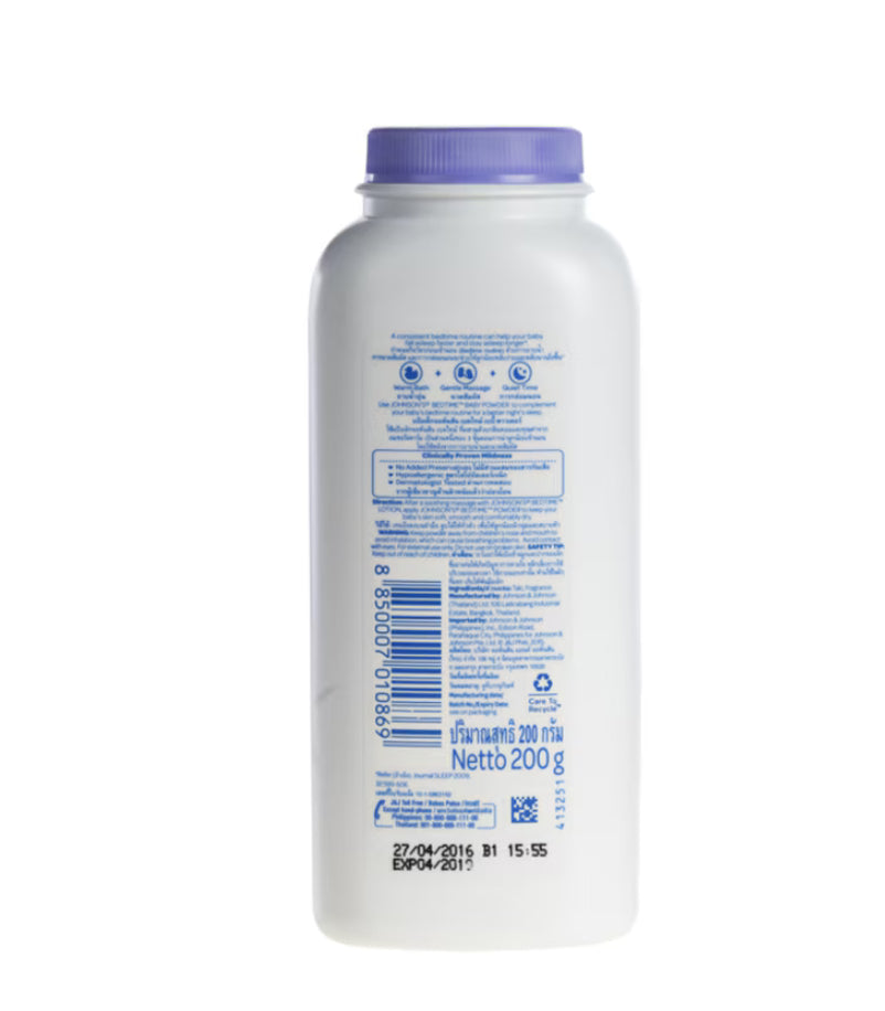 Johnsons Bedtime Baby Powder 200g