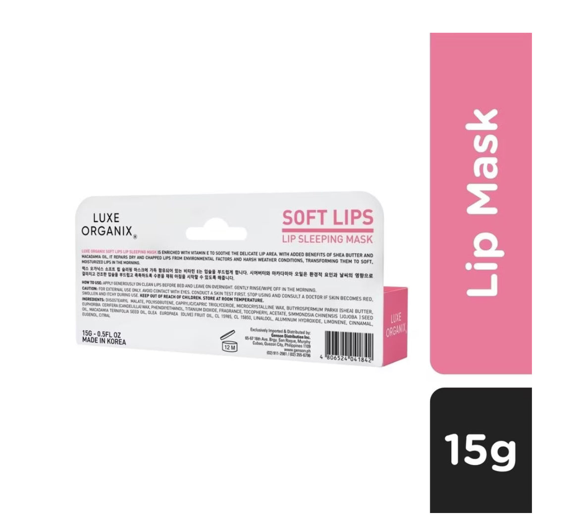 Luxe Organix Soft Lips Lip Sleeping Mask 15g