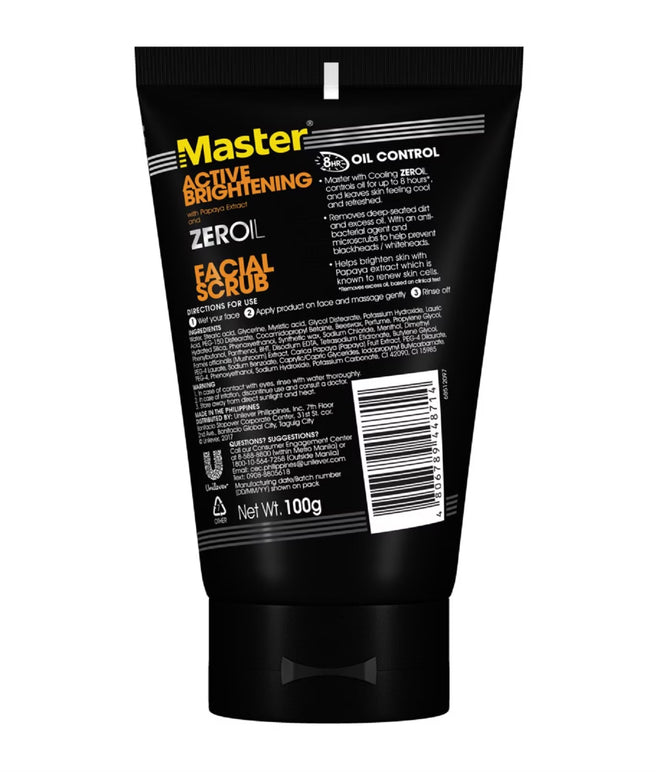 MASTER Active Brightening Facial Scrub 100g