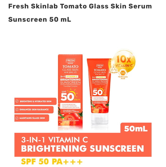 Fresh Skinlab Tomato Glass Skin Serum Sunscreen 50 mL