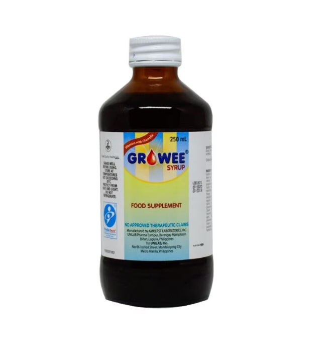 GROWEE Vitamins With Chlorella Growth Factor Syrup 250ml