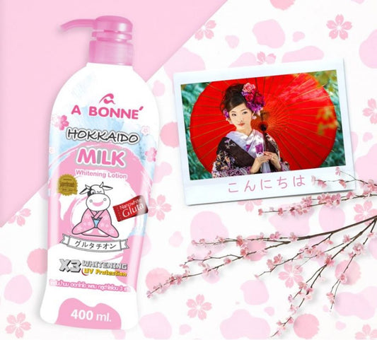 ABonne Hokkaido Milk Whitening Lotion 500mL